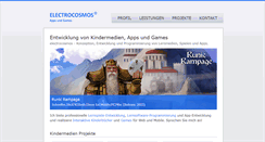 Desktop Screenshot of electrocosmos.de
